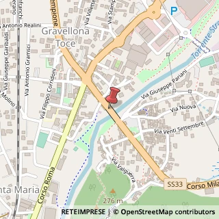 Mappa Corso Milano, 46, 28883 Gravellona Toce, Verbano-Cusio-Ossola (Piemonte)
