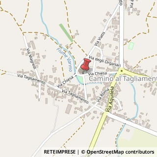 Mappa Via Chiesa, 9, 33030 Camino al Tagliamento, Udine (Friuli-Venezia Giulia)