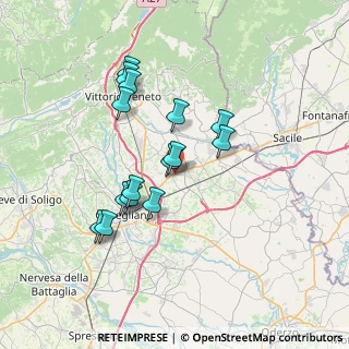 Mappa Via Cadore, 31020 San Fior TV, Italia (6.302)