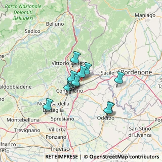 Mappa Via Cadore, 31020 San Fior TV, Italia (9.23538)