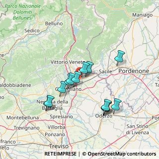 Mappa Via Cadore, 31020 San Fior TV, Italia (12.71923)