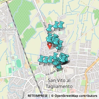 Mappa Via Cesare Battisti, 33078 San Vito al Tagliamento PN, Italia (0.30333)