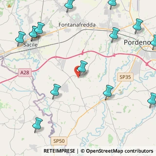 Mappa Via Conedera, 33070 Brugnera PN, Italia (6.26)