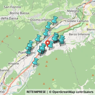 Mappa Via Giacomo Leopardi, 25040 Esine BS, Italia (1.1395)