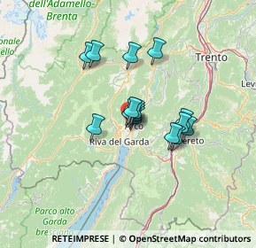 Mappa Via Giosuè Carducci, 38062 Arco TN, Italia (9.28067)