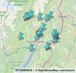 Mappa Via Giosuè Carducci, 38062 Arco TN, Italia (12.1325)
