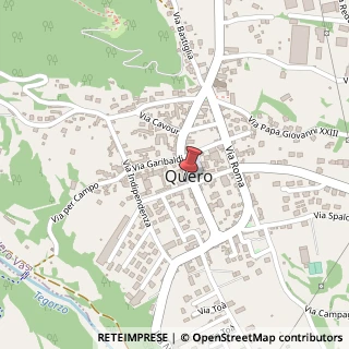 Mappa Via Rimembranza, 1, 32030 Quero Vas, Belluno (Veneto)