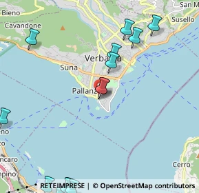 Mappa Via alla Piana, 28922 Pallanza VB, Italia (3.02188)