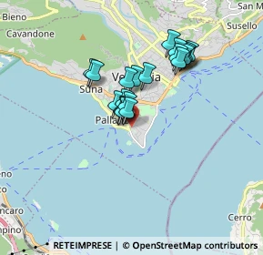 Mappa Via alla Piana, 28922 Pallanza VB, Italia (1.3175)