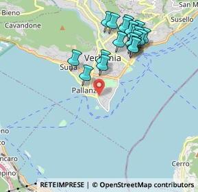 Mappa Via alla Piana, 28922 Pallanza VB, Italia (1.9695)