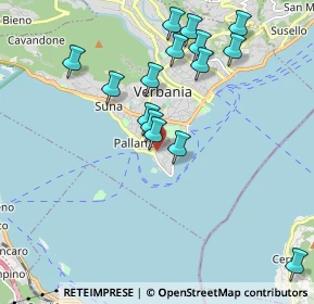 Mappa Via alla Piana, 28922 Pallanza VB, Italia (1.974)