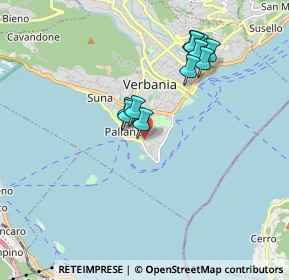 Mappa Via alla Piana, 28922 Pallanza VB, Italia (1.61091)