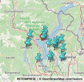 Mappa Via alla Piana, 28922 Pallanza VB, Italia (10.93053)