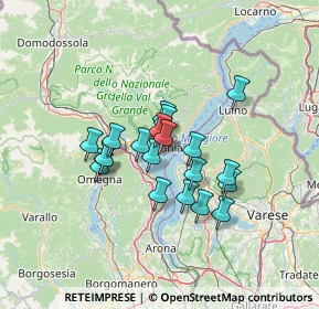 Mappa Via alla Piana, 28922 Pallanza VB, Italia (9.918)