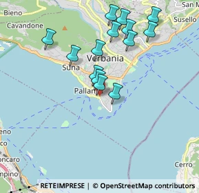 Mappa Corso Zanitello, 28922 Verbania VB, Italia (1.785)