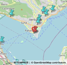 Mappa Corso Zanitello, 28922 Verbania VB, Italia (2.91133)