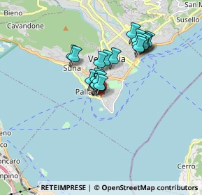 Mappa Corso Zanitello, 28922 Verbania VB, Italia (1.3065)