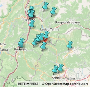 Mappa Via Busatti, 36040 Lavarone TN, Italia (15.2225)