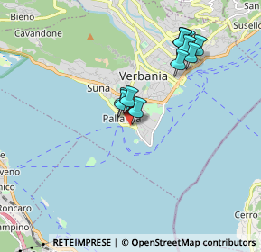 Mappa Vicolo Nobili, 28921 Verbania VB, Italia (1.63636)