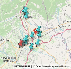 Mappa Via A. Diaz, 31020 San Fior TV, Italia (6.40385)