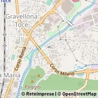 Map Gravellona Toce