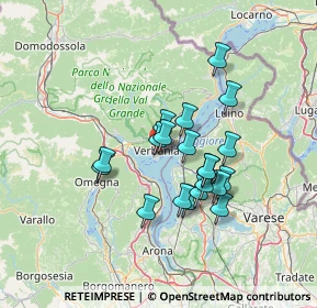 Mappa SS 34 del Lago Maggiore, 28922 Pallanza VB, Italia (11.007)