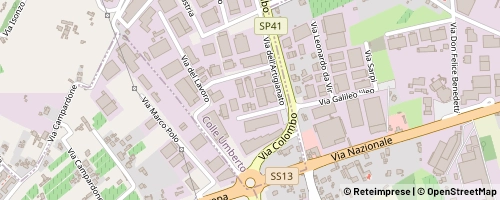 Mappa Colle Umberto