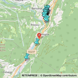 Mappa Via Statale del Caffaro, 38085 Prezzo TN, Italia (1.2355)