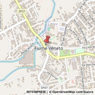 Mappa Piazza Guglielmo Marconi, 63, 33080 Fiume Veneto, Pordenone (Friuli-Venezia Giulia)