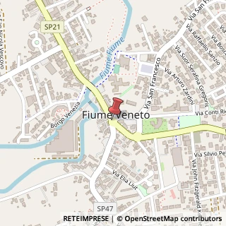 Mappa Piazza Guglielmo Marconi, 24, 33080 Fiume Veneto, Pordenone (Friuli-Venezia Giulia)