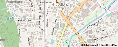 Mappa Gravellona Toce