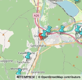 Mappa Piazza Fratelli di dio, 28883 Gravellona Toce VB, Italia (3.20846)