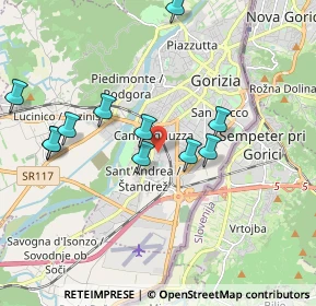 Mappa Via Monte Nero, 34170 Gorizia GO, Italia (1.87909)