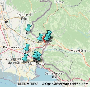Mappa Via Monte Nero, 34170 Gorizia GO, Italia (10.85353)