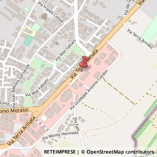 Mappa Via Terza Armata, 105, 34170 Gorizia, Gorizia (Friuli-Venezia Giulia)