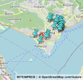 Mappa Via Arturo Toscanini, 28922 Verbania VB, Italia (1.607)