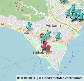 Mappa Via Arturo Toscanini, 28922 Verbania VB, Italia (1.252)