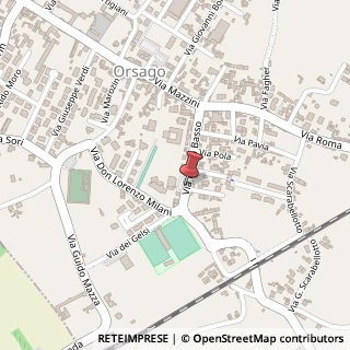 Mappa Via Borgo Basso,  20, 31010 Orsago, Treviso (Veneto)