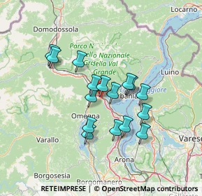 Mappa Via Quaranta, 28831 Baveno VB, Italia (10.98563)