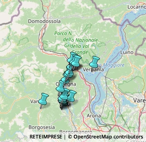 Mappa Via Nuova, 28883 Gravellona Toce VB, Italia (9.9625)