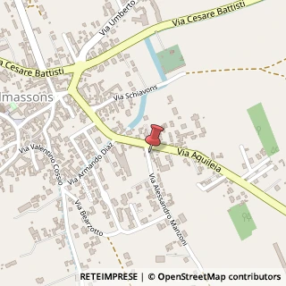 Mappa Via Alessandro Manzoni, 1, 33030 Talmassons, Udine (Friuli-Venezia Giulia)