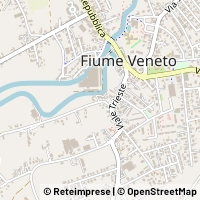 Map Fiume Veneto