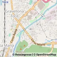 Hartă Gravellona Toce