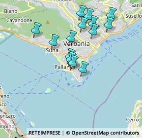 Mappa Vicolo del Campanile, 28921 Verbania VB, Italia (1.71357)