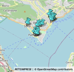 Mappa Vicolo del Campanile, 28921 Verbania VB, Italia (1.2295)