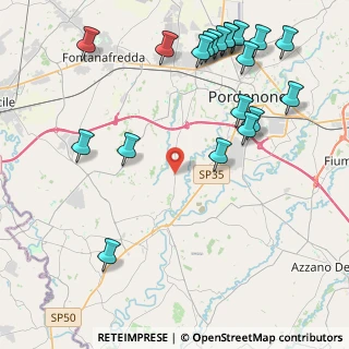 Mappa Strada Provinciale di Prata, 33080 Porcia PN, Italia (5.305)