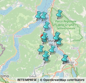 Mappa Via Don Ermelindo Viganò, 22030 Magreglio CO, Italia (6.048)