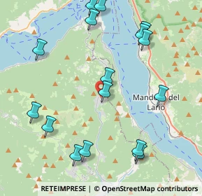 Mappa Via Don Ermelindo Viganò, 22030 Magreglio CO, Italia (4.76625)