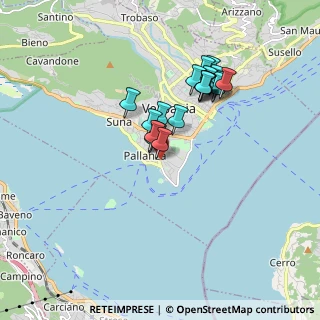 Mappa Via Cavallini, 28922 Pallanza VB, Italia (1.4465)