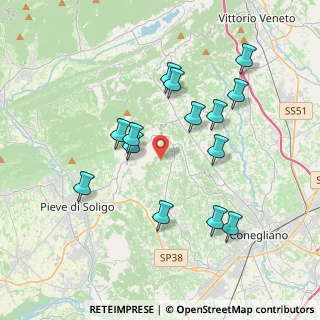 Mappa Via Faè, 31020 San Pietro di Feletto TV, Italia (3.63071)